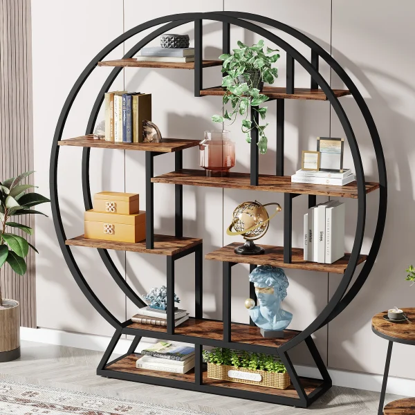 Modern Round Bookshelf