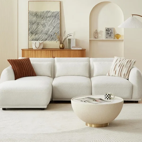 Modular Cloud Sofa with Ottoman